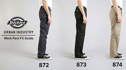 Dickies 873 work pants in black slim straight fit