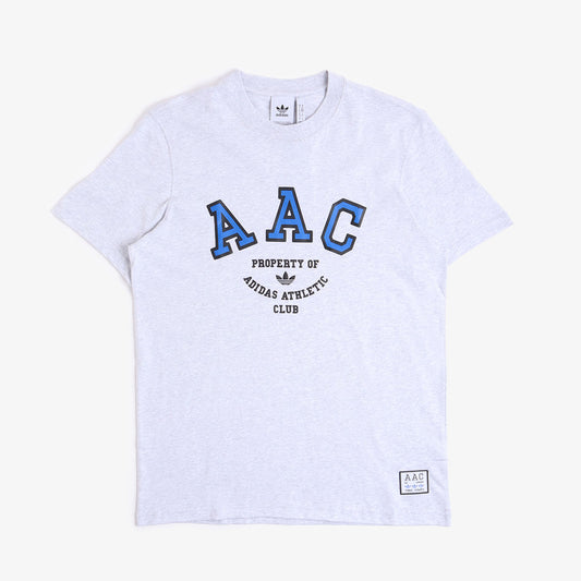 Adidas Originals Hack AAC T-Shirt, Light Grey Heather, Detail Shot 1