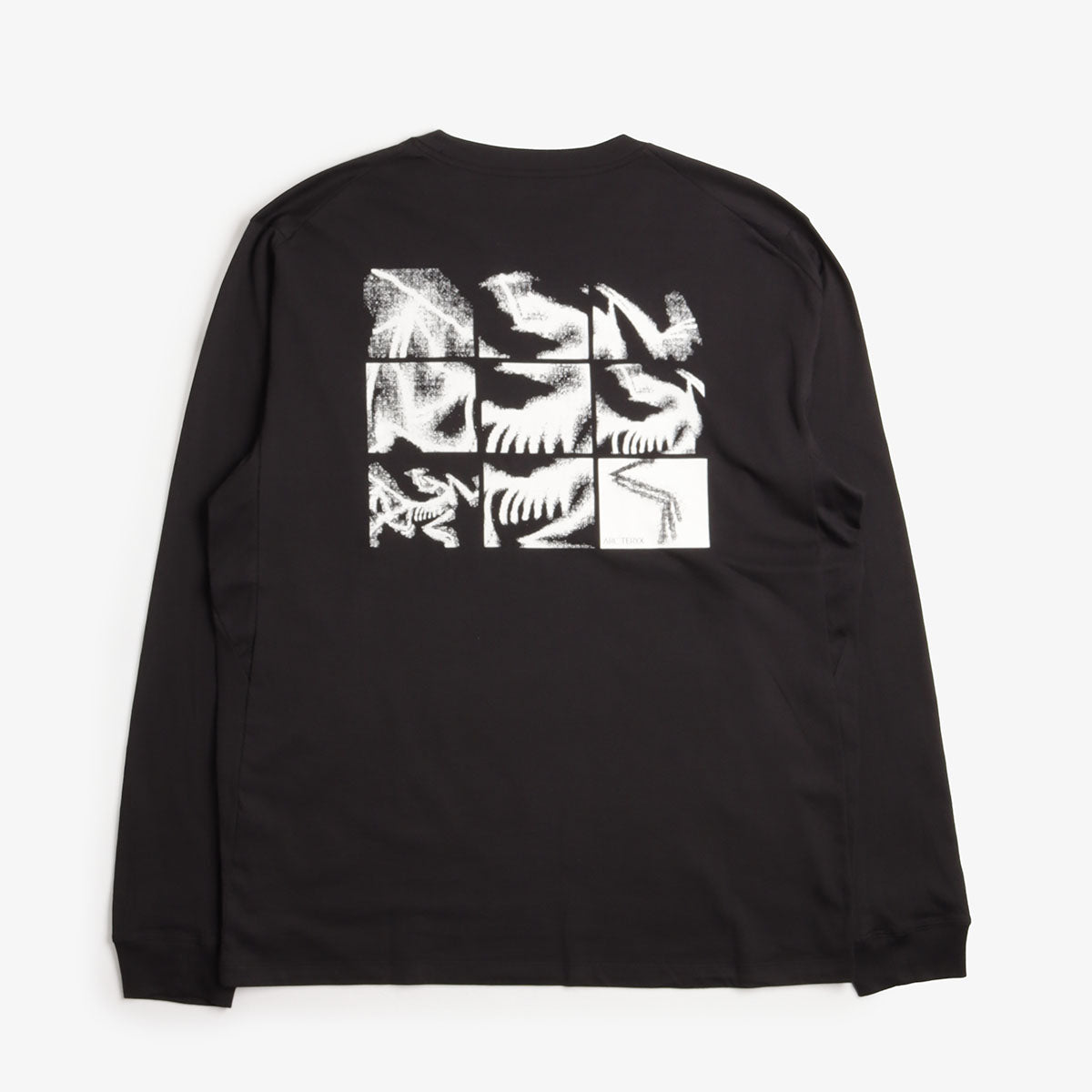 Arc'teryx Kragg SL Cotton Bird Tile Long Sleeve T-Shirt - Black