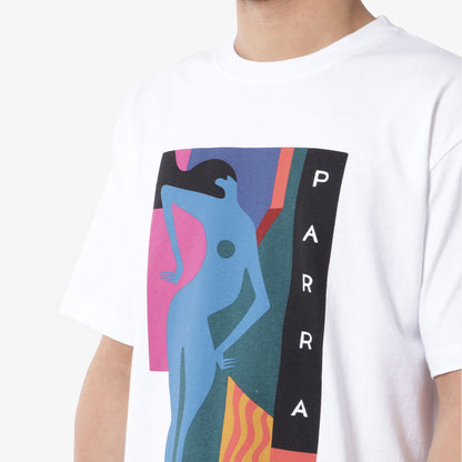 By Parra Beached And Blank T-Shirt, White, Detail Shot 2