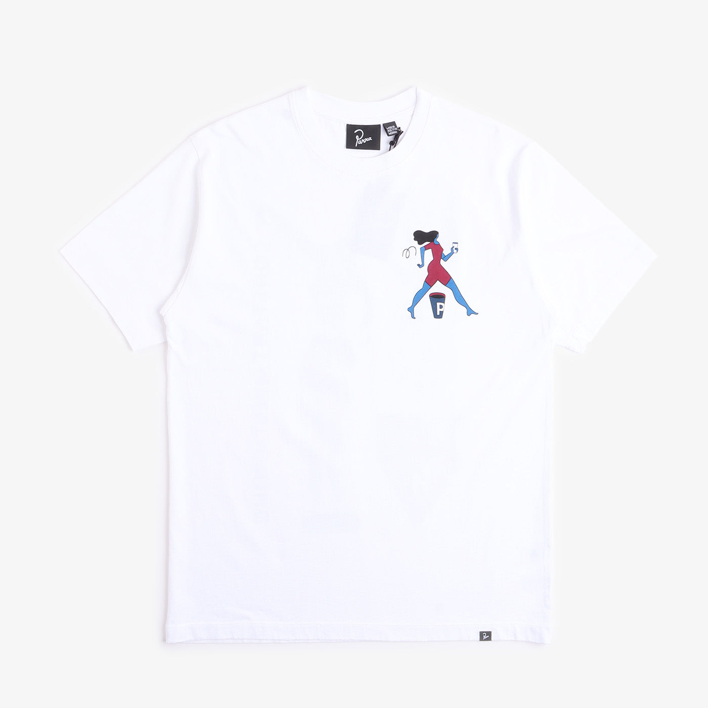 By Parra Questioning T-Shirt, White, Detail Shot 2
