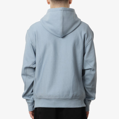 Carhartt WIP American Script Pullover Hoodie, Frosted Blue, Detail Shot 3