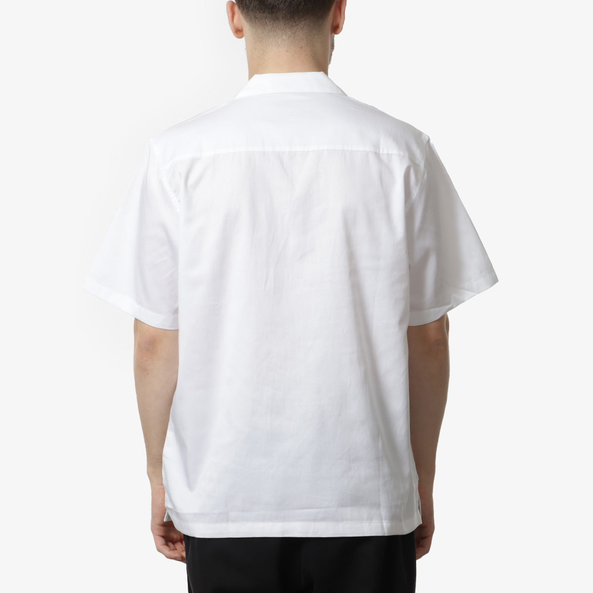 Carhartt WIP Delray Shirt, White Black, Detail Shot 3
