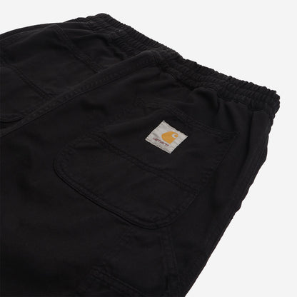 Carhartt WIP Flint Pant, Black (Garment Dyed), Detail Shot 8