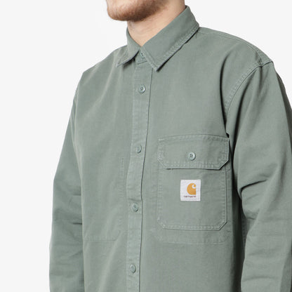 Carhartt WIP Reno Shirt Jacket, Park (Garment Dyed), Detail Shot 2