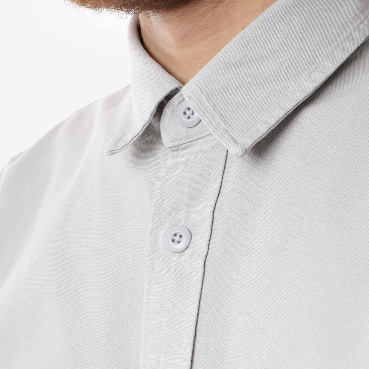 Carhartt WIP Reno Shirt Jacket, Sonic Silver (Garment Dyed), Detail Shot 3