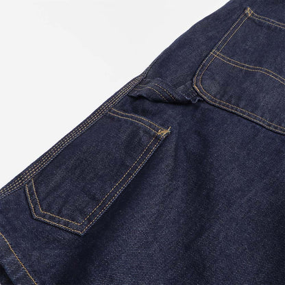 Carhartt WIP Single Knee Shorts, Blue (Rinsed), Detail Shot 5