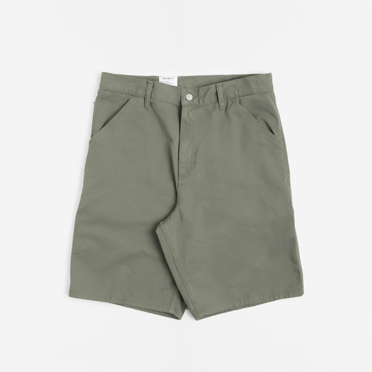 Carhartt WIP Single Knee Shorts, Park (Garment Dyed), Detail Shot 1