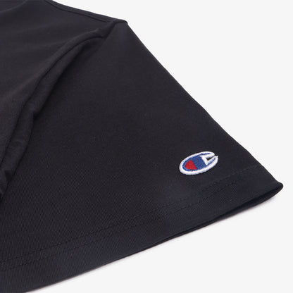 Champion Reverse Weave Minimal Cotton Jersey T-Shirt, Black, Detail Shot 2