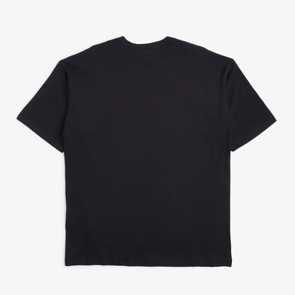 Champion Reverse Weave Minimal Cotton Jersey T-Shirt, Black, Detail Shot 3