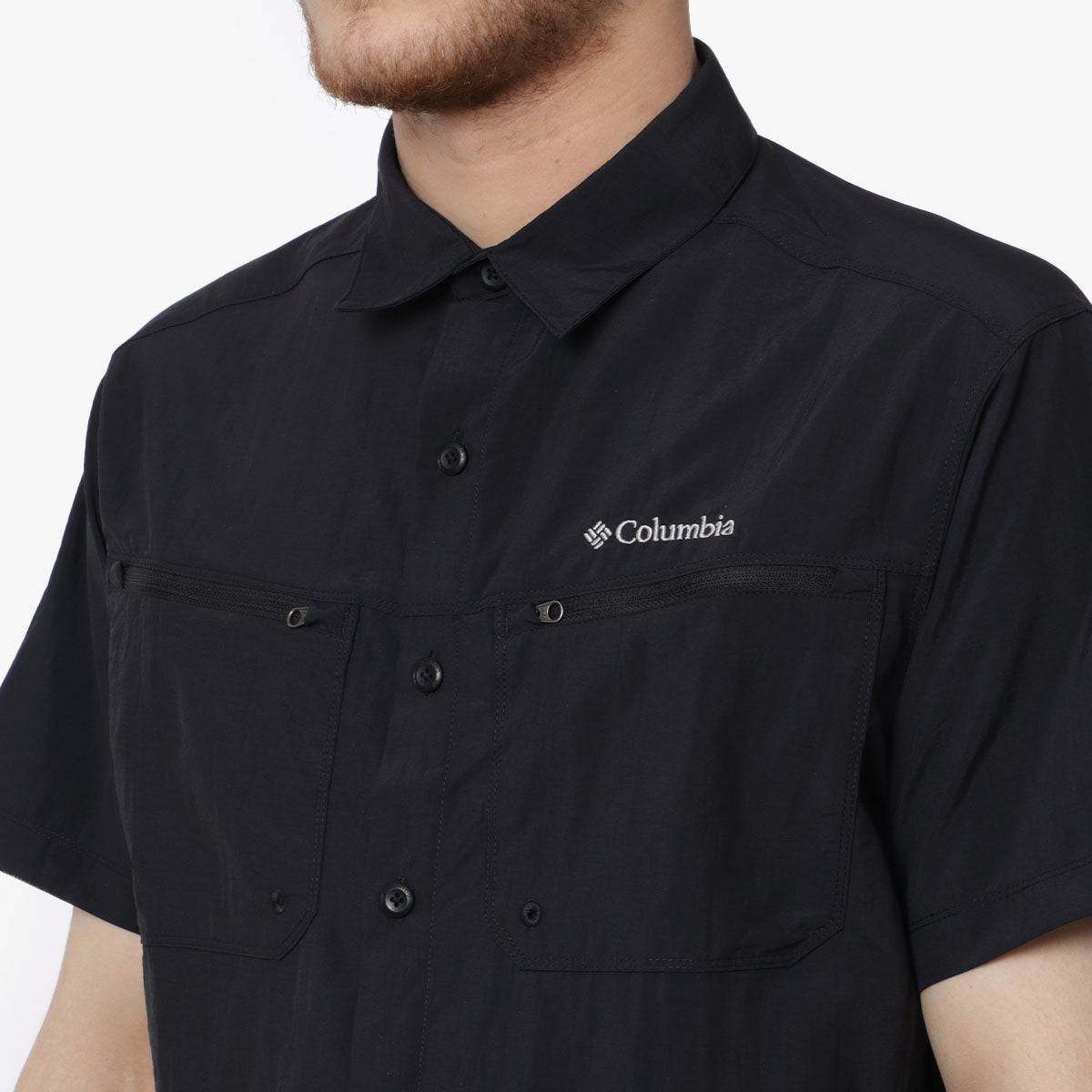 Columbia Mountaindale Outdoor Shirt, Black, Detail Shot 2