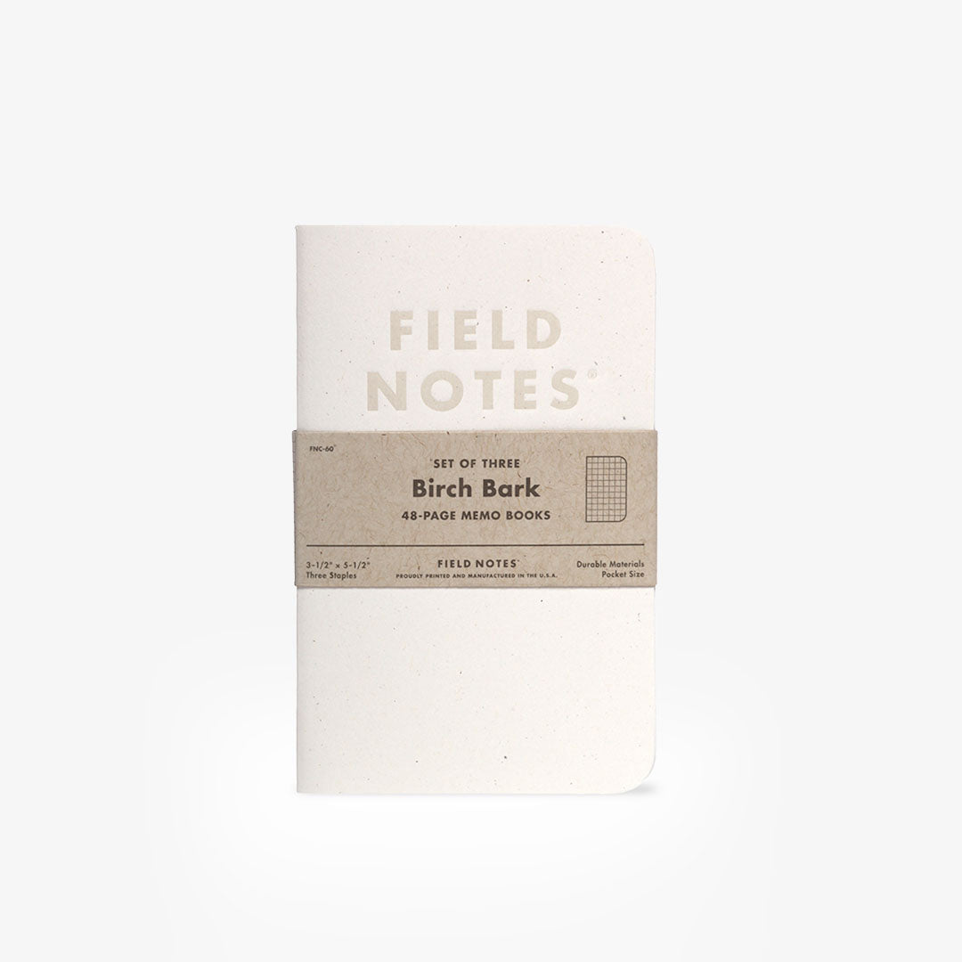 Field Notes Birch Bark 3-Pack Notebook, Birch Bark, Detail Shot 1