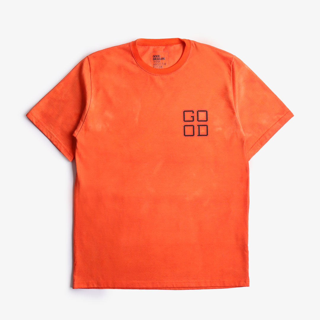Good Measure M-4 Heavyweight T-Shirt, Oranjeboom, Detail Shot 1