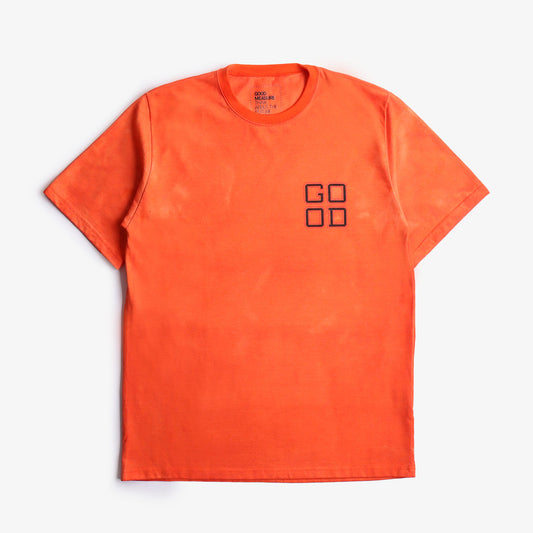 Good Measure M-4 Heavyweight T-Shirt, Oranjeboom, Detail Shot 1