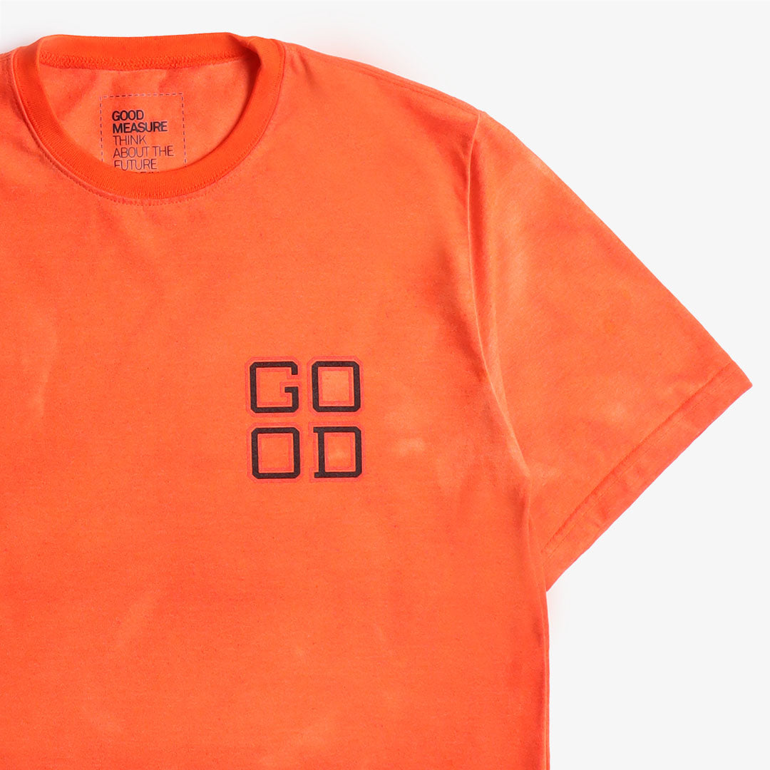Good Measure M-4 Heavyweight T-Shirt, Oranjeboom, Detail Shot 2
