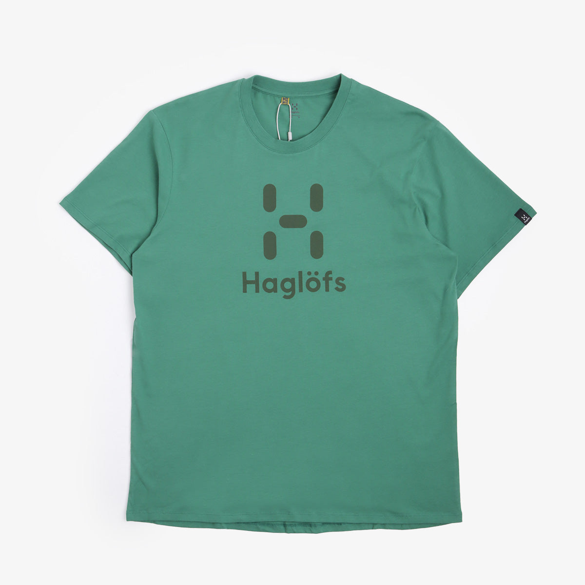 Haglofs Camp T-Shirt, Dark Jelly Green, Detail Shot 5