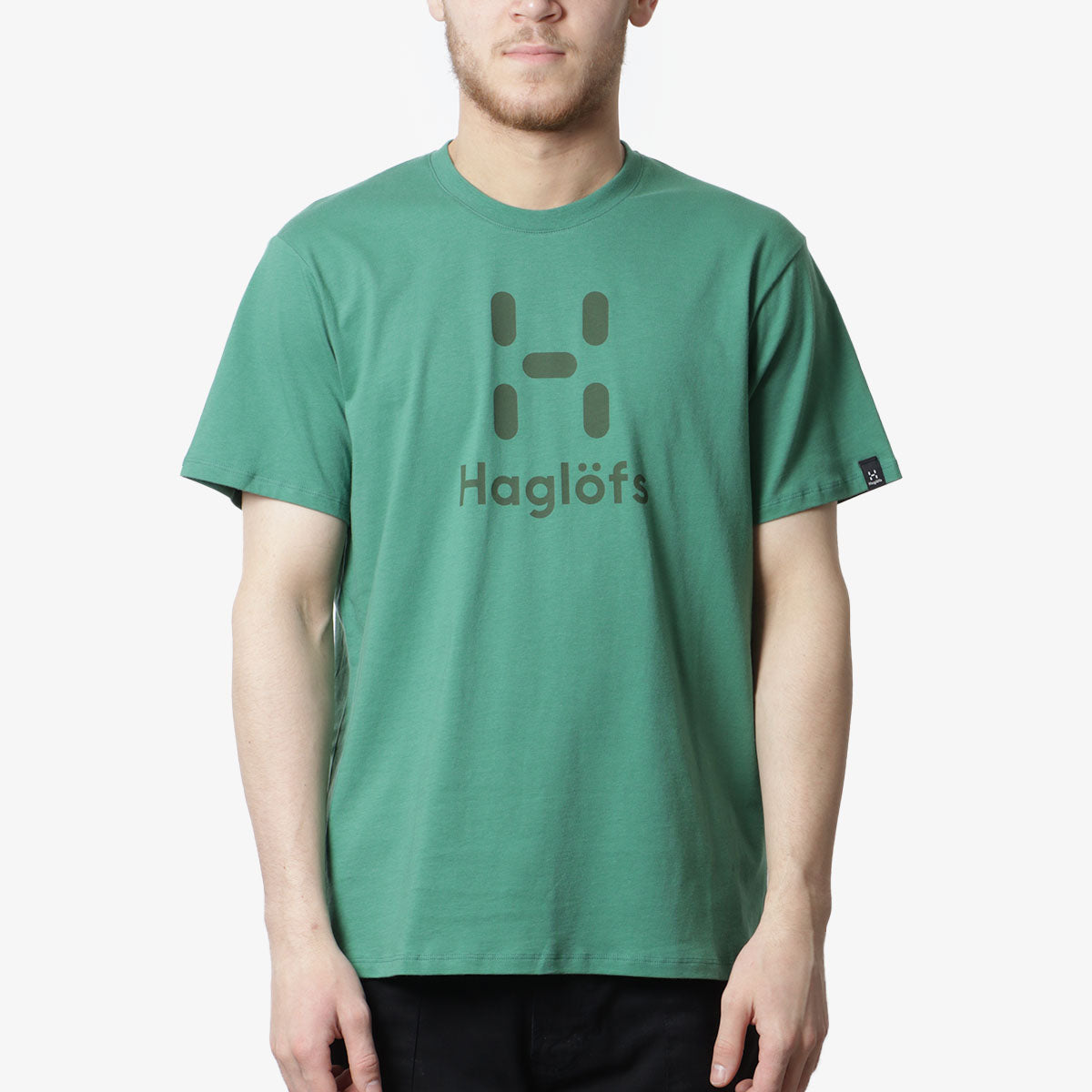 Haglofs Camp T-Shirt, Dark Jelly Green, Detail Shot 1