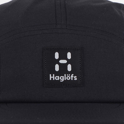 Haglofs Five Panel Cap, True Black, Detail Shot 2
