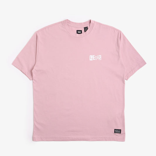 Levis Skate Graphic Box T-Shirt, Core Pink Graphic, Detail Shot 1