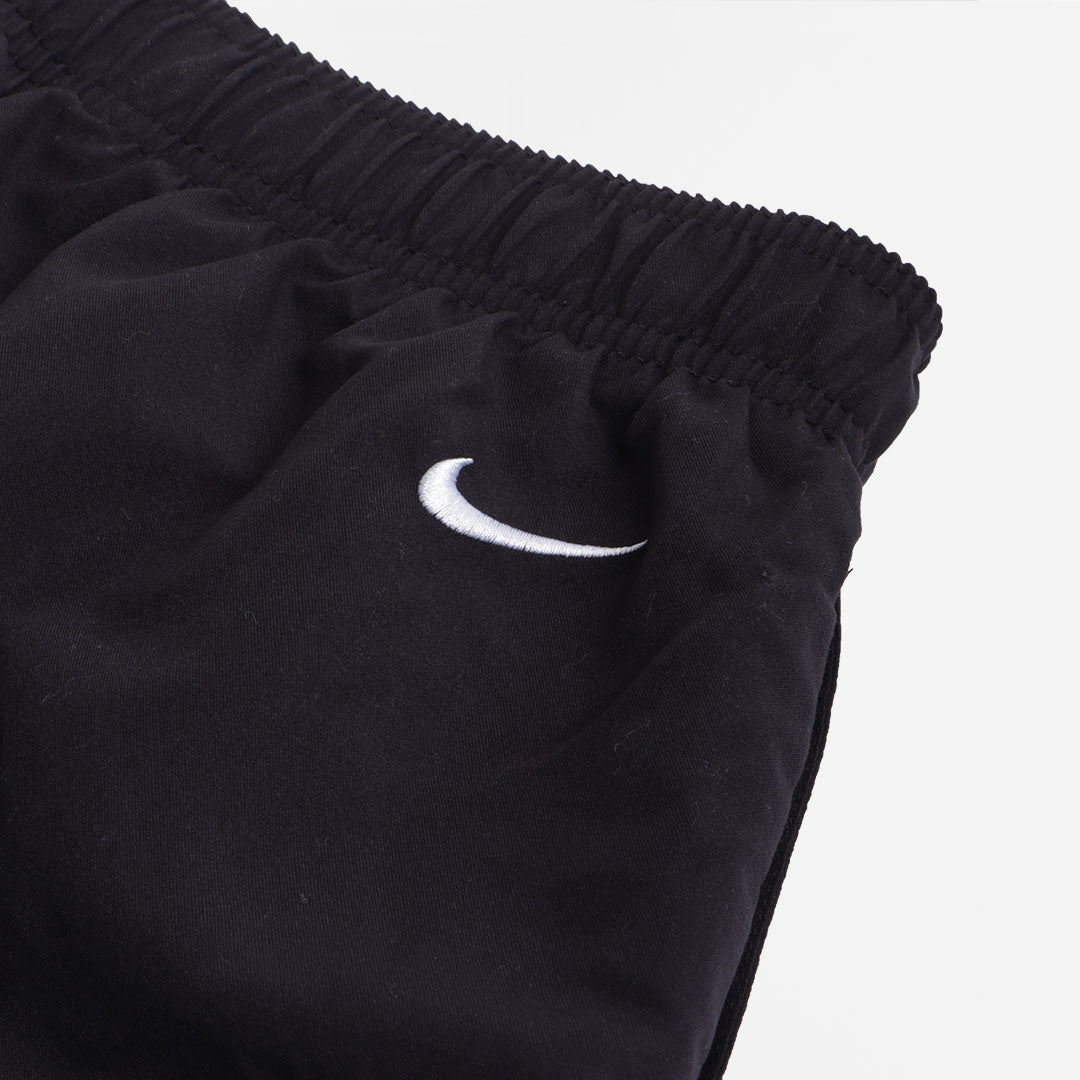 Nike Swim Swoosh Break 5" Volley Shorts, Black, Detail Shot 5