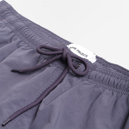 Norse Projects Hauge Recycled Nylon Swim Shorts, Dusk Purple, Detail Shot 3