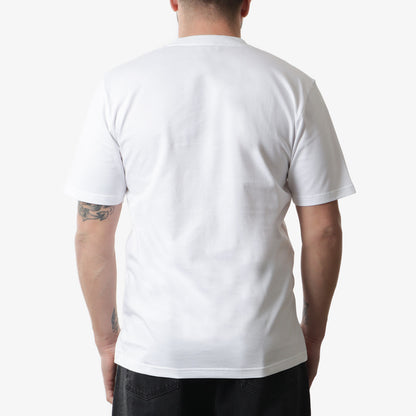 Norse Projects Johannes Organic Totem Logo T-Shirt, White, Detail Shot 3