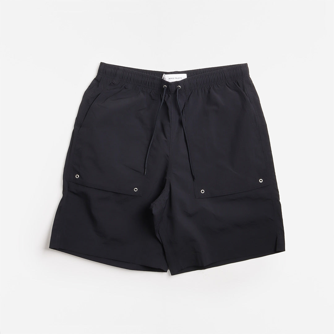 Norse Projects Sund Relaxed Recycled Nylon Swim Shorts - Dark Navy