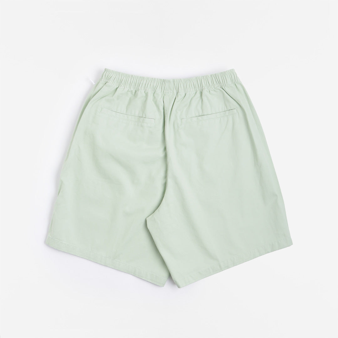 OBEY Easy Relaxed Twill Shorts, Surf Spray, Detail Shot 4