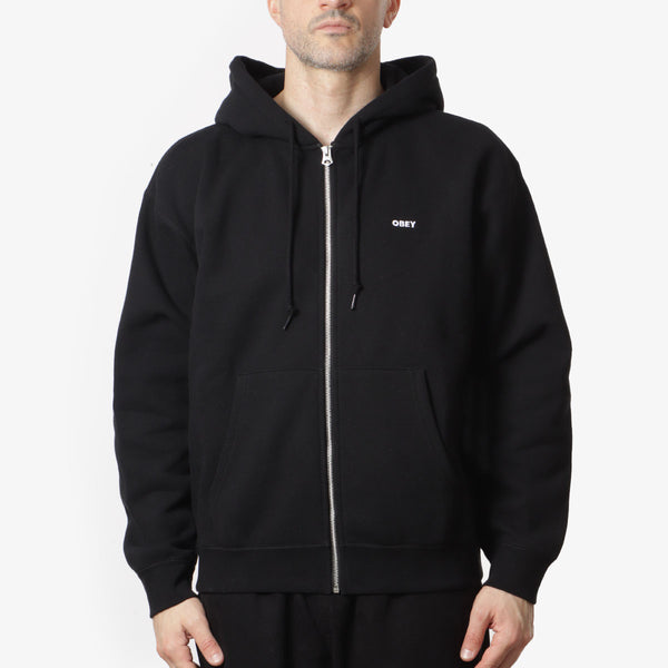 OBEY Established Works Bold Zip Hoodie II - Black – Urban Industry