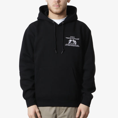 OBEY Excellence Hoodie, Black, Detail Shot 2