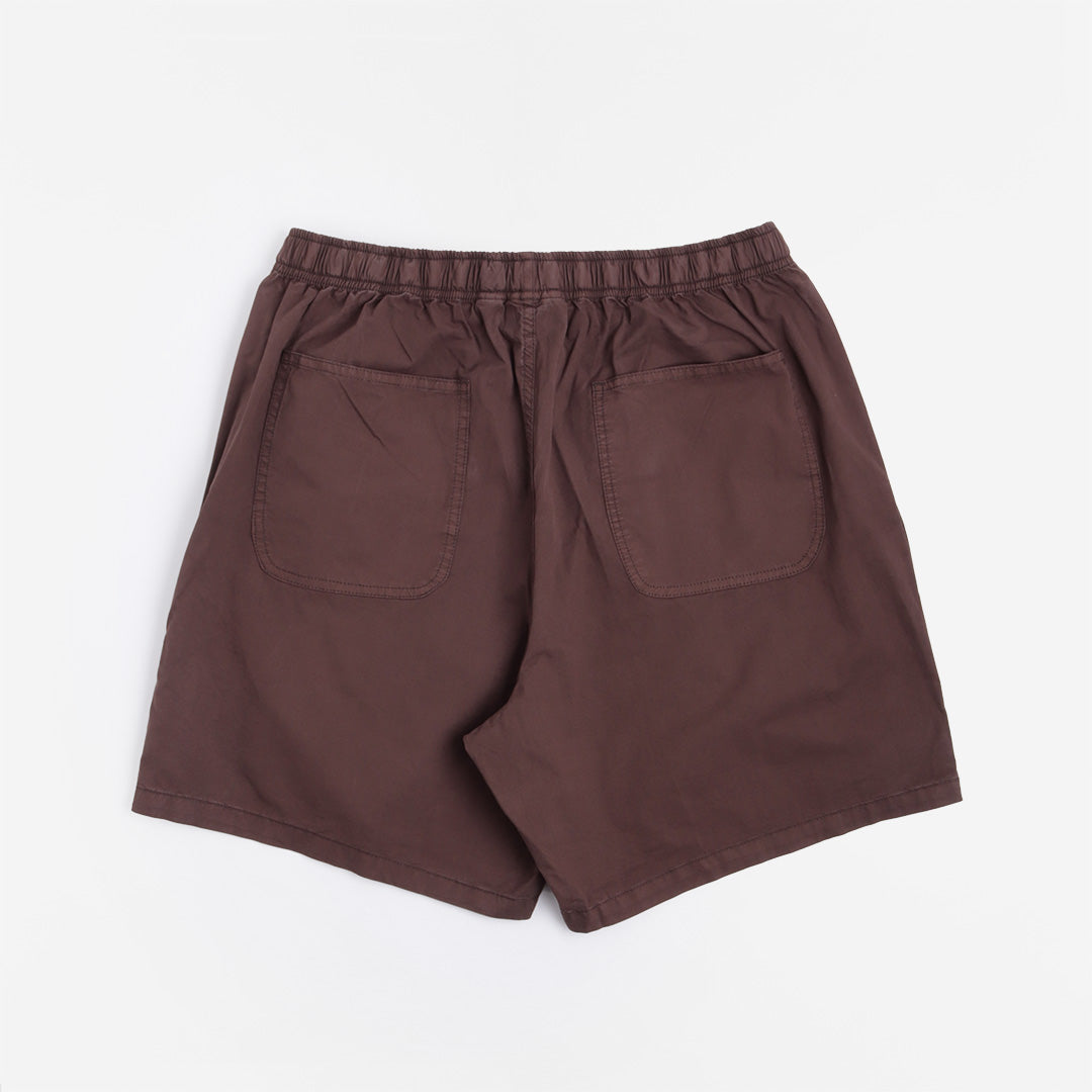 OBEY Easy Pigment Trail Shorts, Pigment Java Brown, Detail Shot 4