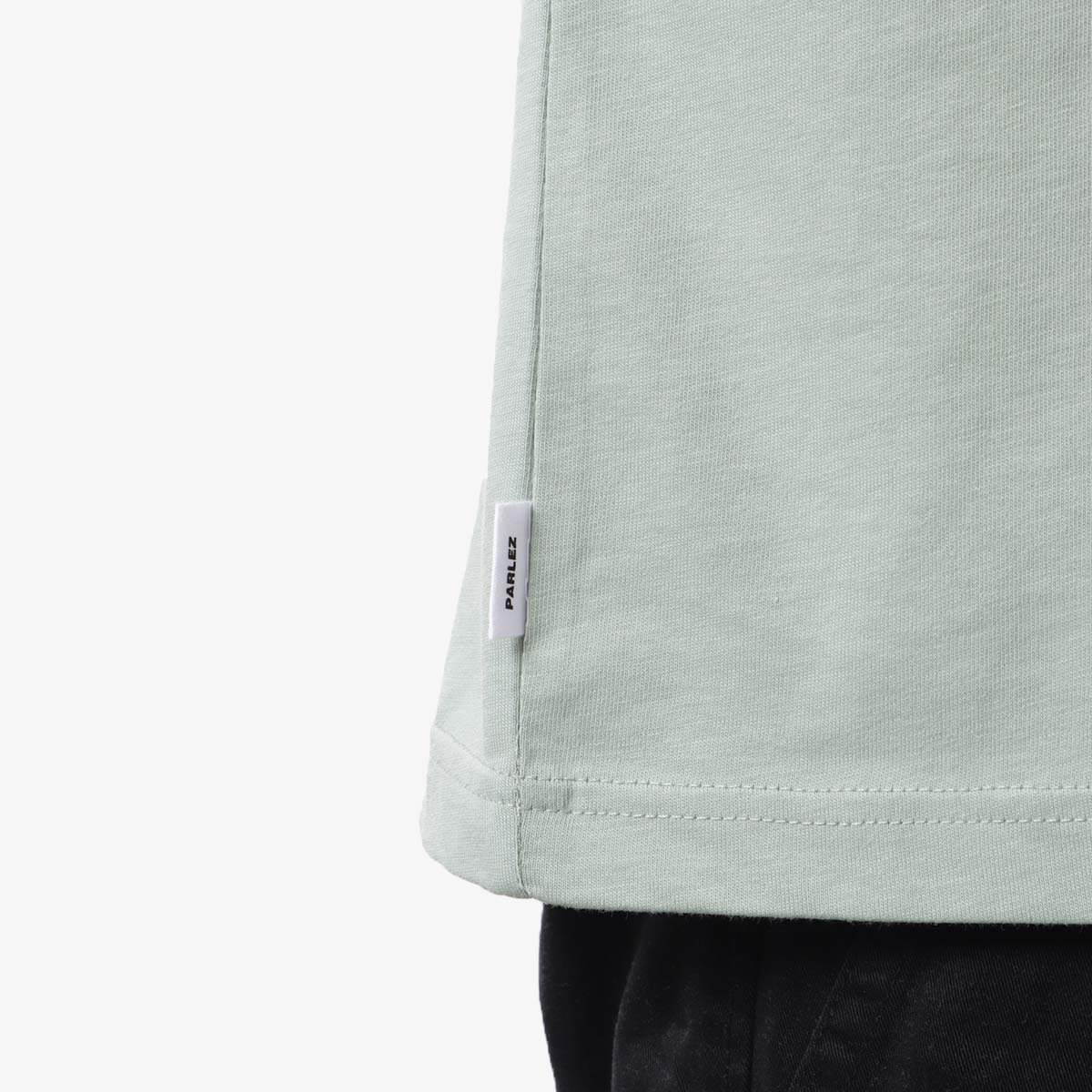 Parlez Areca Pocket T-Shirt, Sea Mist, Detail Shot 4