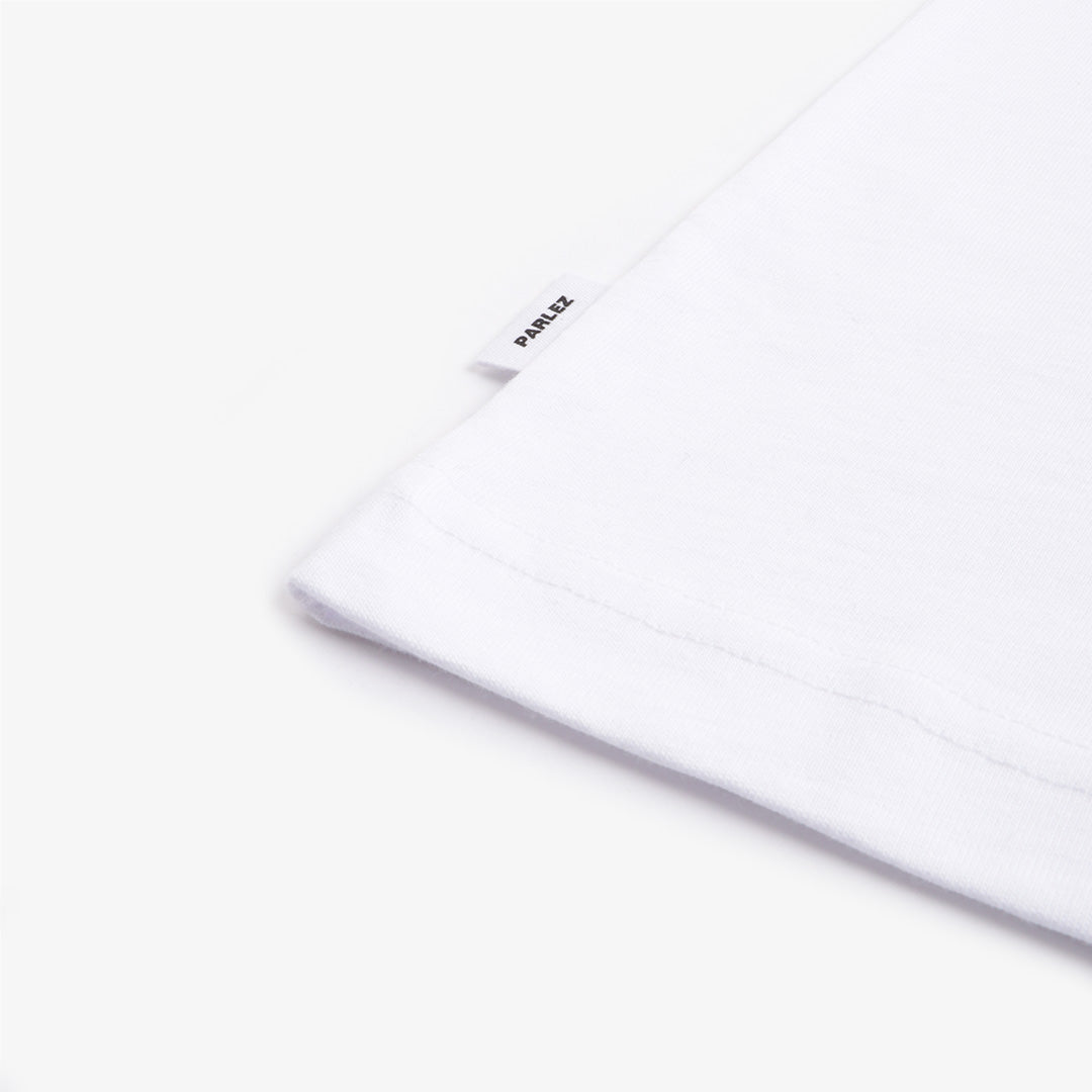 Parlez Boscobel T-Shirt, White, Detail Shot 3