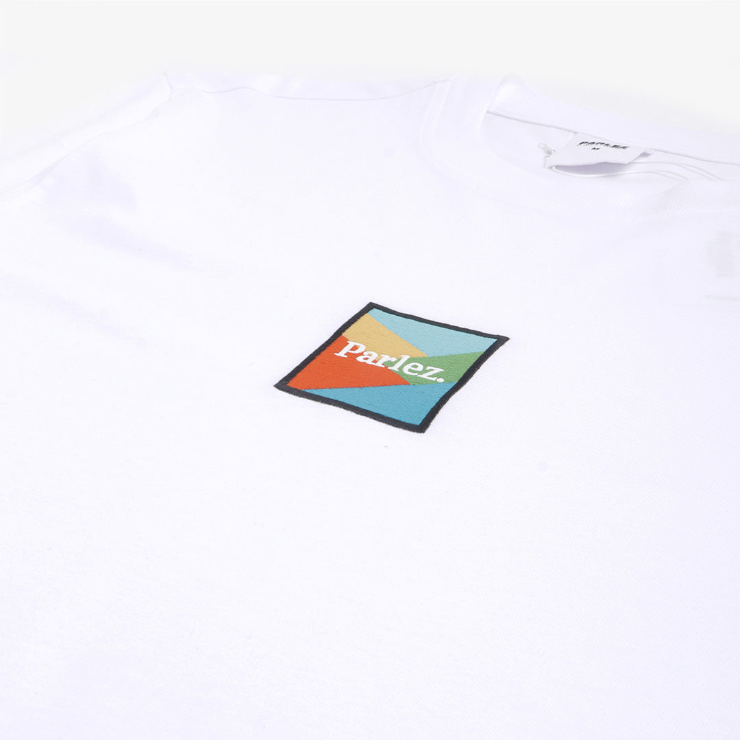 Parlez Boscobel T-Shirt, White, Detail Shot 4