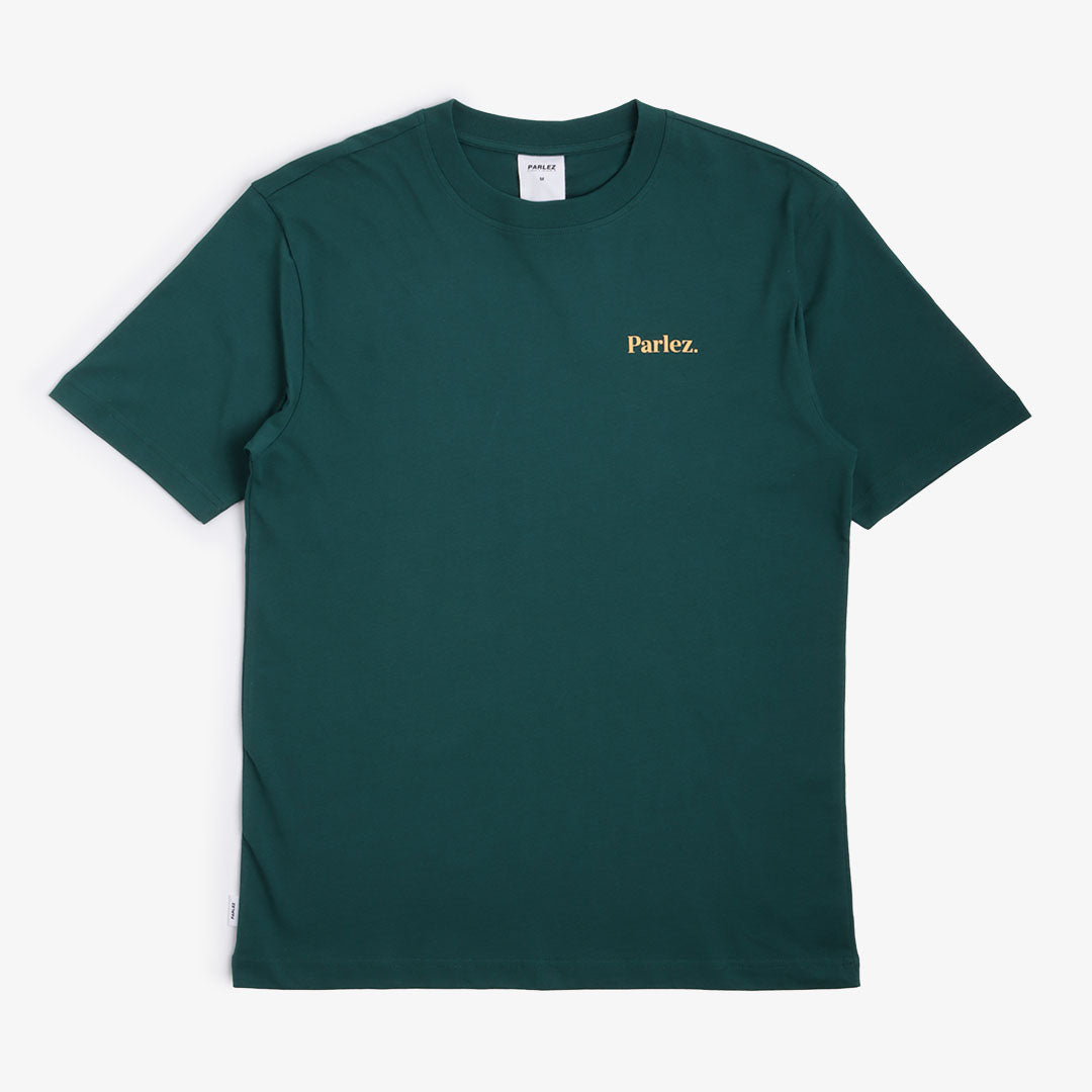 Parlez Reefer T-Shirt, Deep Green, Detail Shot 2