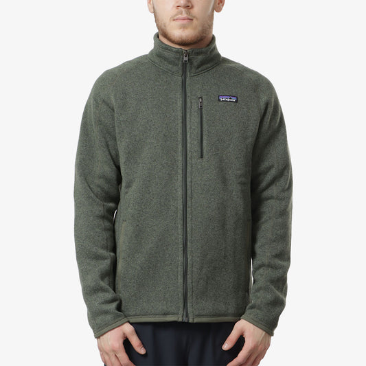 Patagonia Better Sweater Jacket, Industrial Green, Detail Shot 1