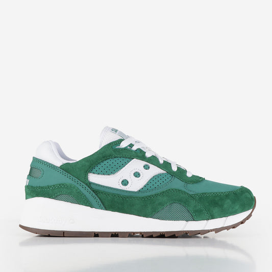 Saucony Shadow 6000 Shoes, Green/White, Detail Shot 1