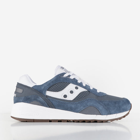 Saucony Shadow 6000 Shoes, Navy/White, Detail Shot 1