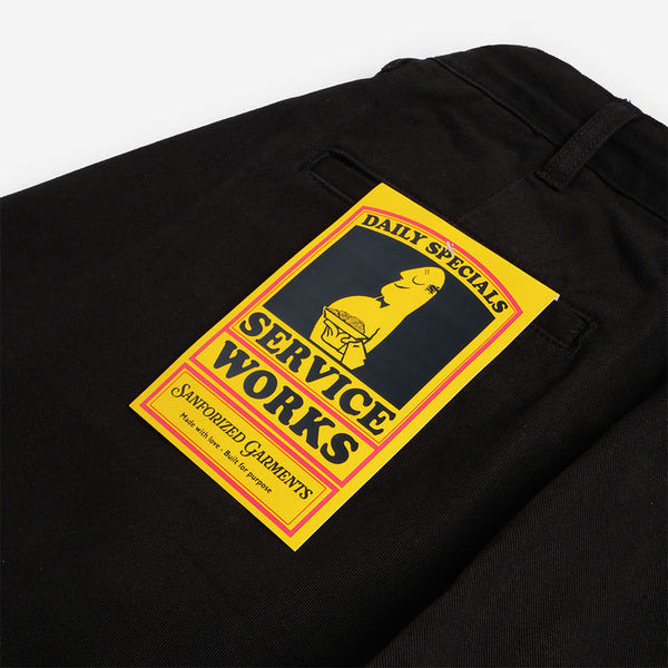 service works drill part timer pant black