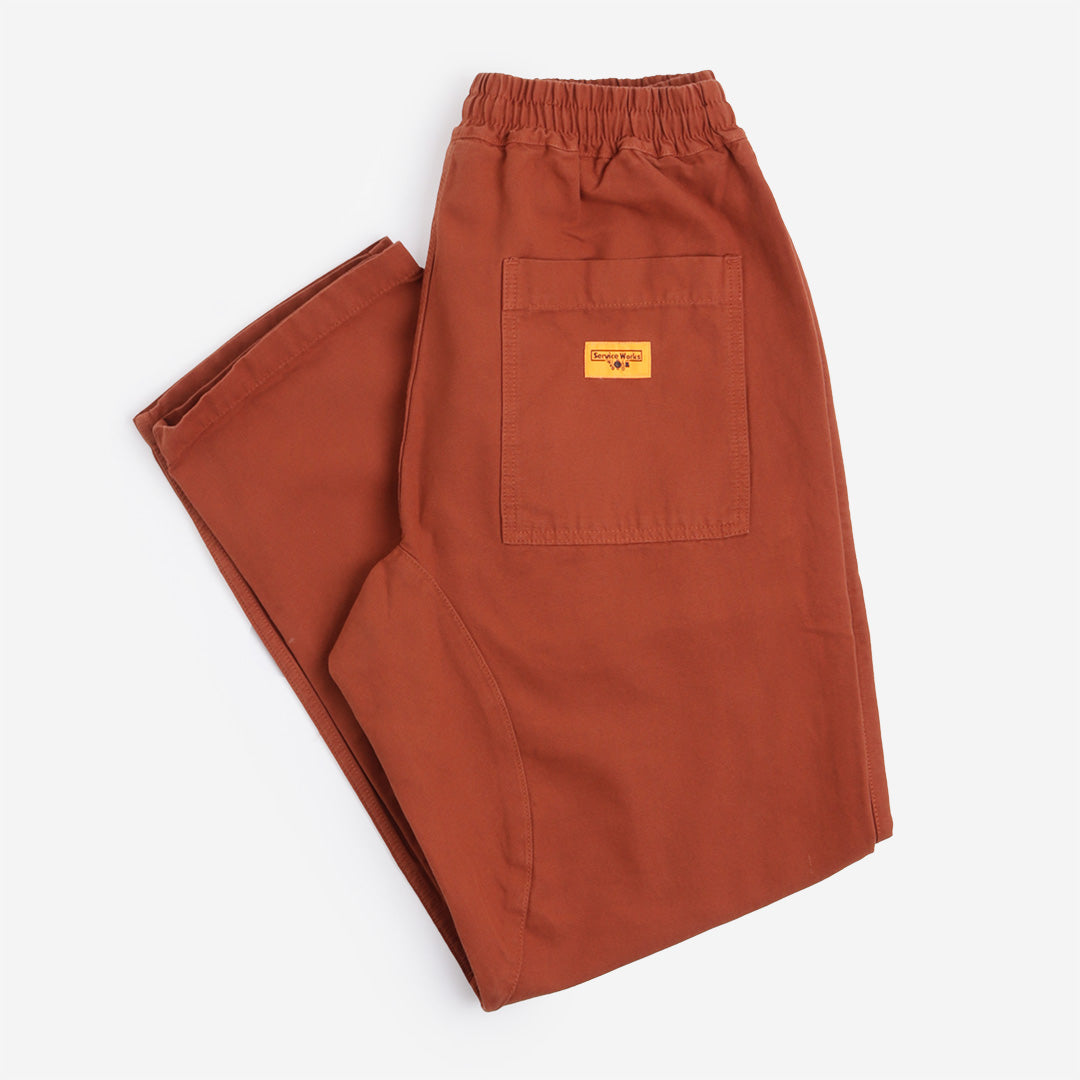 Service Works Classic Chef Pant, Terracotta, Detail Shot 4