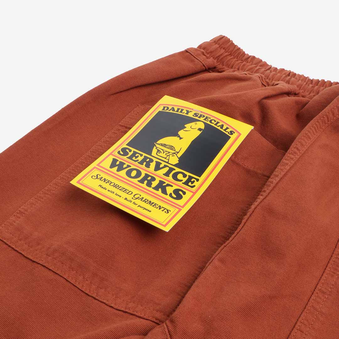 Service Works Classic Chef Pant, Terracotta, Detail Shot 9