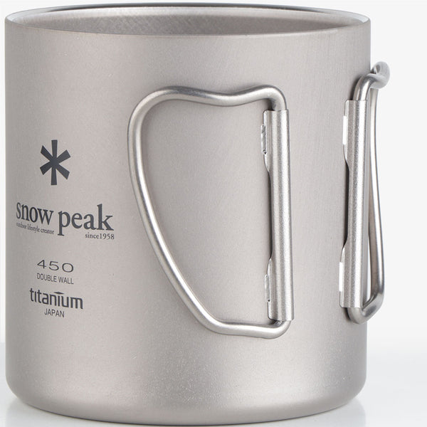 Snow Peak Titanium Double Wall 450 Mug - Titanium – Urban Industry