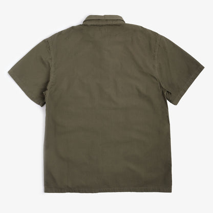 Stan Ray CPO Short Sleeve Shirt, Olive Ripstop, Detail Shot 2