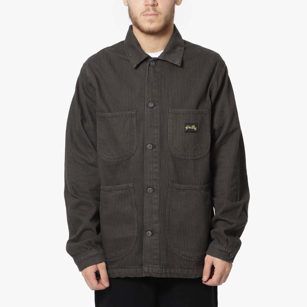 Stan Ray Coverall Jacket Overdyed Charcoal Hickory – Urban Industry