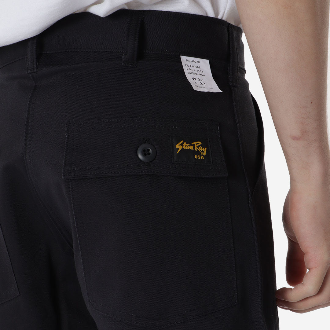 Stan Ray OG Loose Fit Fatigue Pant - 1100 Series, Black Twill, Detail Shot 4