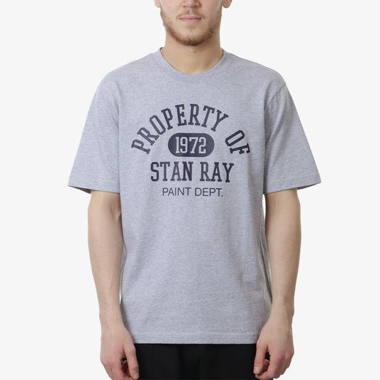 Stan Ray Paint Dept T-Shirt, Grey, Detail Shot 1