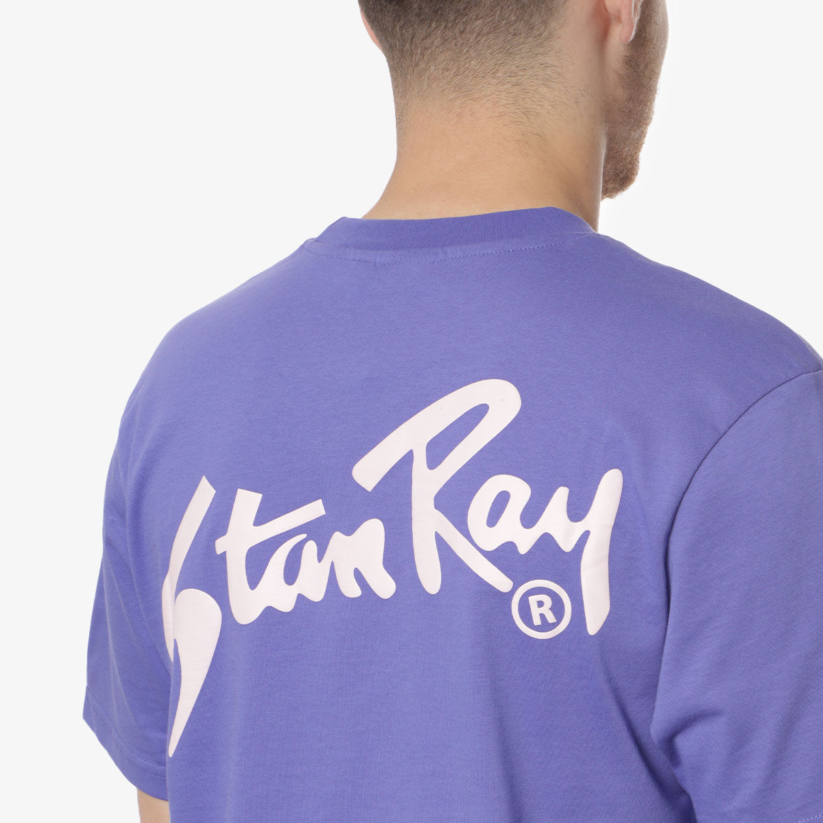 Stan Ray Stan T-Shirt, Blue Iris, Detail Shot 4