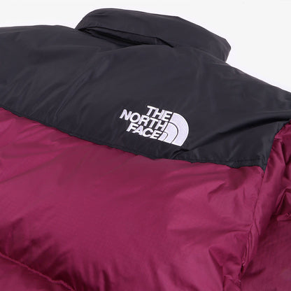 The North Face 1996 Retro Nuptse Jacket, Boysenberry TNF Black, Detail Shot 5