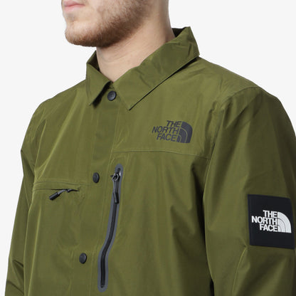 The North Face Amos Tech Overshirt, Forest Olive, Detail Shot 2