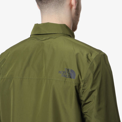 The North Face Amos Tech Overshirt, Forest Olive, Detail Shot 3